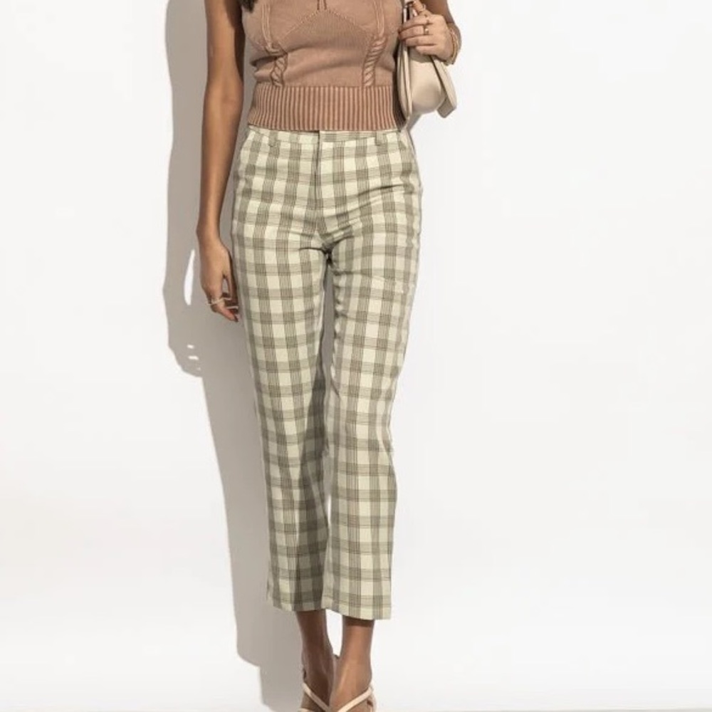 Page Plaid Pants